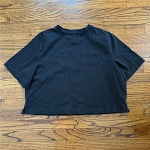 a new day Black Crop Top